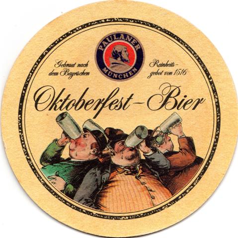 mnchen m-by paulaner okto trink 1a (rund215-3 biertrinker-gebraut nach)